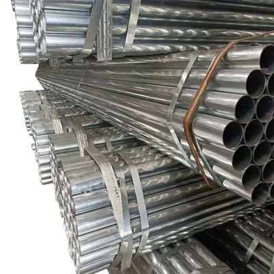 Threaded Galvanized Iron Steel Pipe Produced Under BS1387 Steel Standard Suitable for Water Gas and Air Pipeline Systems