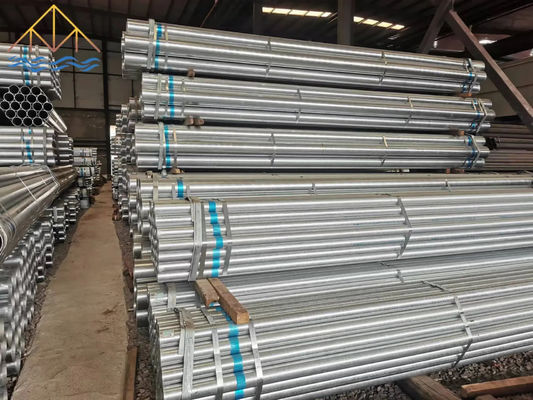Width Customer Requirements Galvanized Steel Pipe EXW Term 58m 6m 12m Suitable for Water Gas and Structural Applications